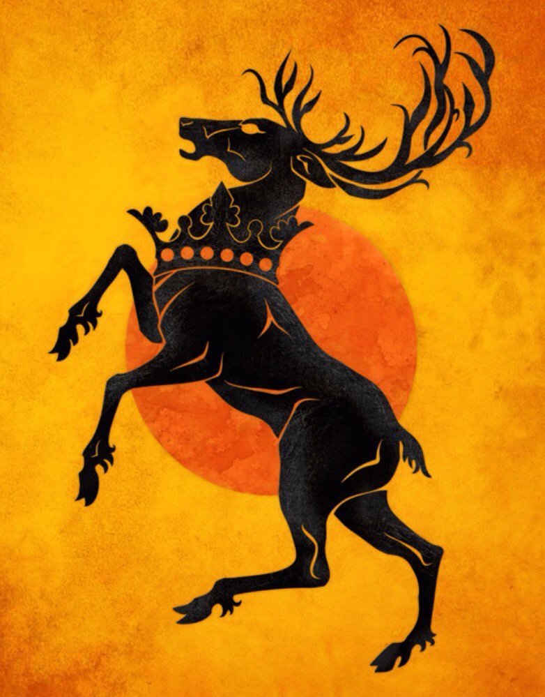 House Baratheon - игра престолов, герб, баратеон - оригинал