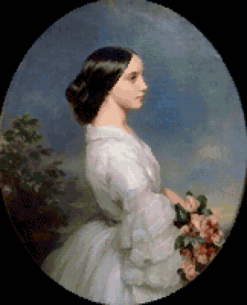 Викторианский портрет - предпросмотр