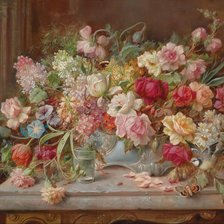 Схема вышивки «Букет»