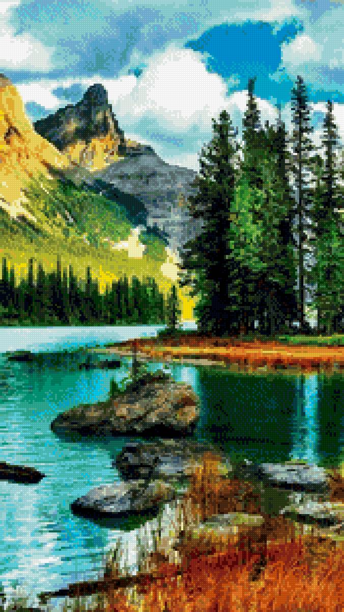 №2686658 - природа, река, гора - предпросмотр