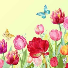 Схема вышивки «цветы»