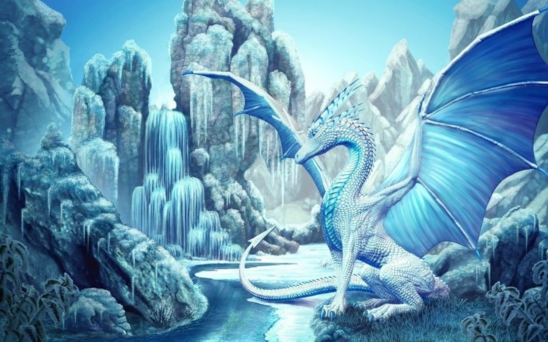 голубой дракон - фентази - оригинал