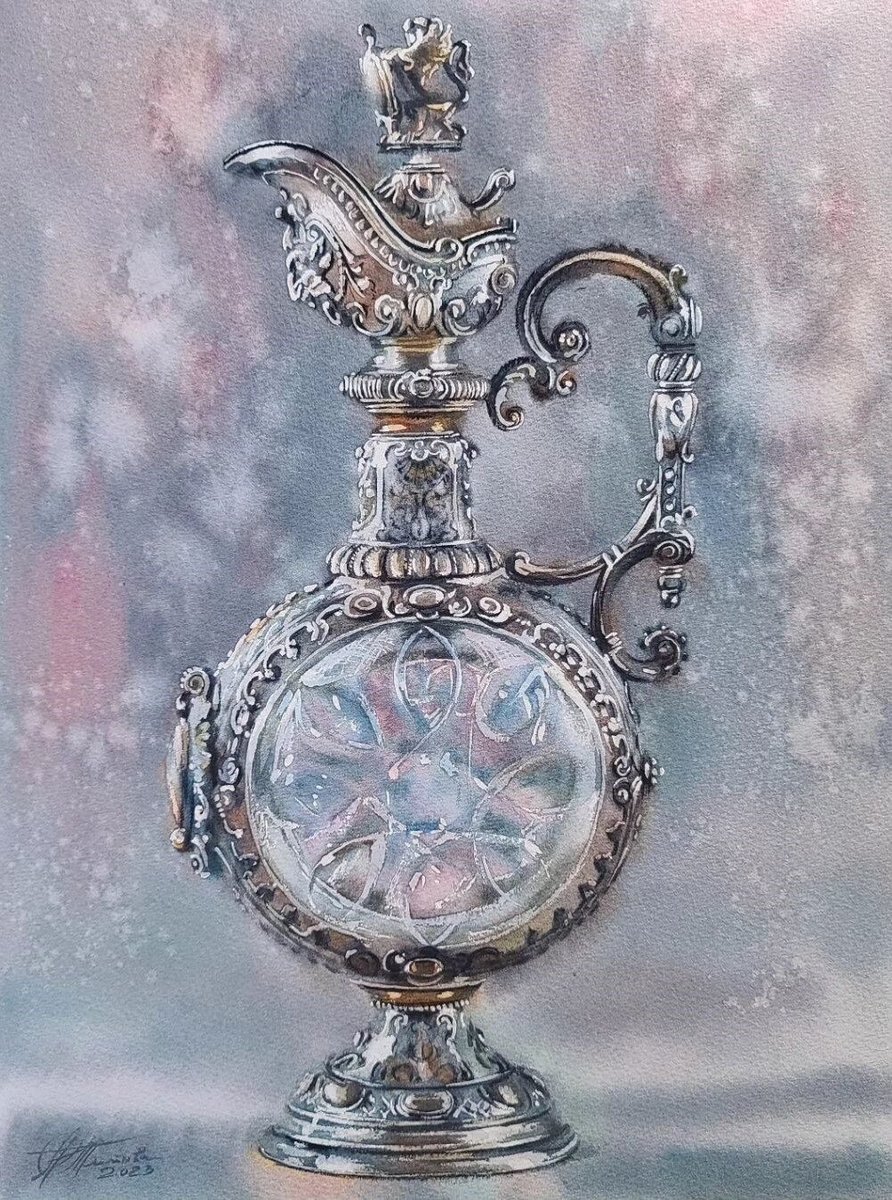 №2688142 - стекло, посуда, кувшин, серебро, красота - оригинал