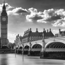 Схема вышивки «Биг Бен»