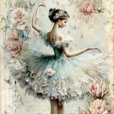 Схема вышивки «bailarinas»