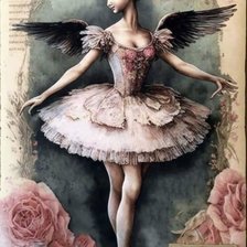 Схема вышивки «bailarinas»