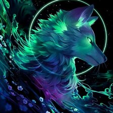 Схема вышивки «Lobo»