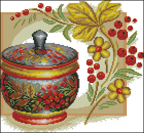 Посуда "Хохлома" - оригинал