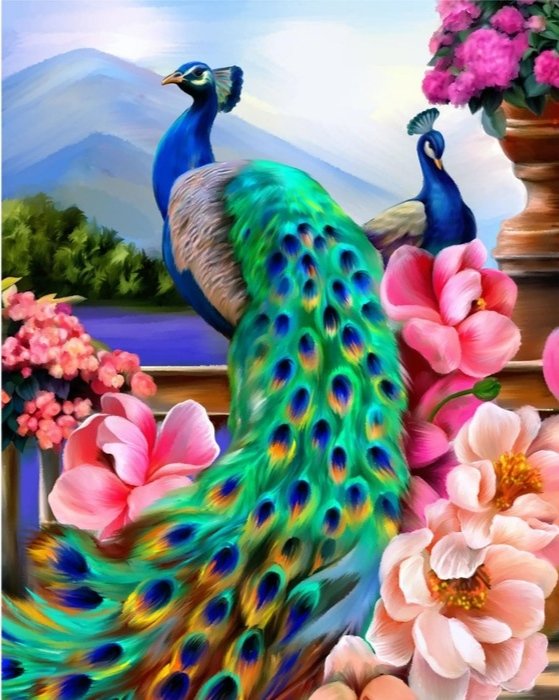 №2689242 - павлины, красивые - оригинал