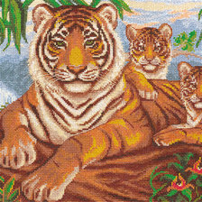 Схема вышивки «логово тигра»