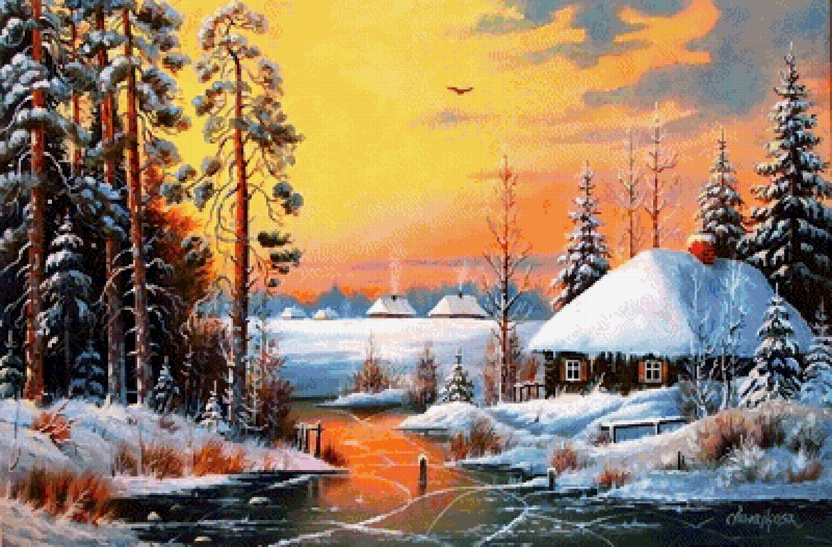 №2689702 - лед, закат, пейзаж, зима - предпросмотр