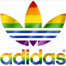 Схема вышивки «Адидас»