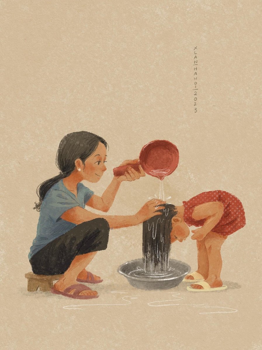 Mẹ và con - оригинал