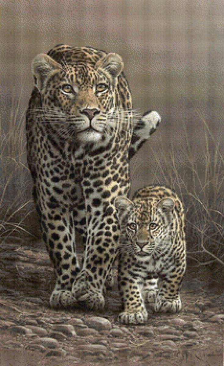 Дикие - дикие животные, живопись - предпросмотр