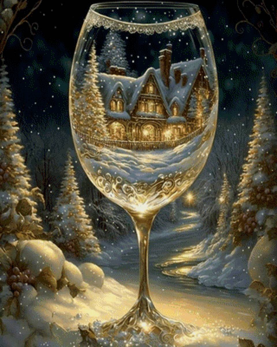 дом в бокале - фентази дом - предпросмотр