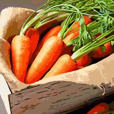 Схема вышивки «морковочка»