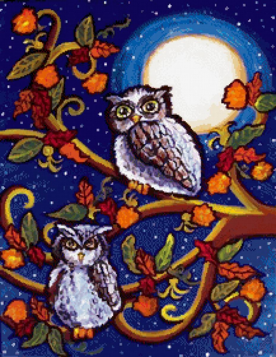 №2694175 - сова, дерево, птица - предпросмотр