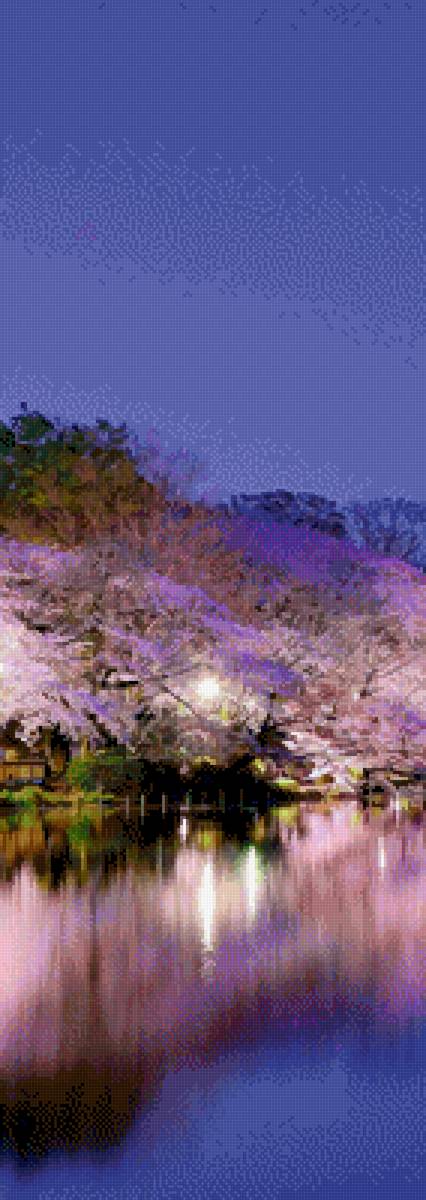 Осака, сакура. Часть 2 - сакура, полиптих - предпросмотр