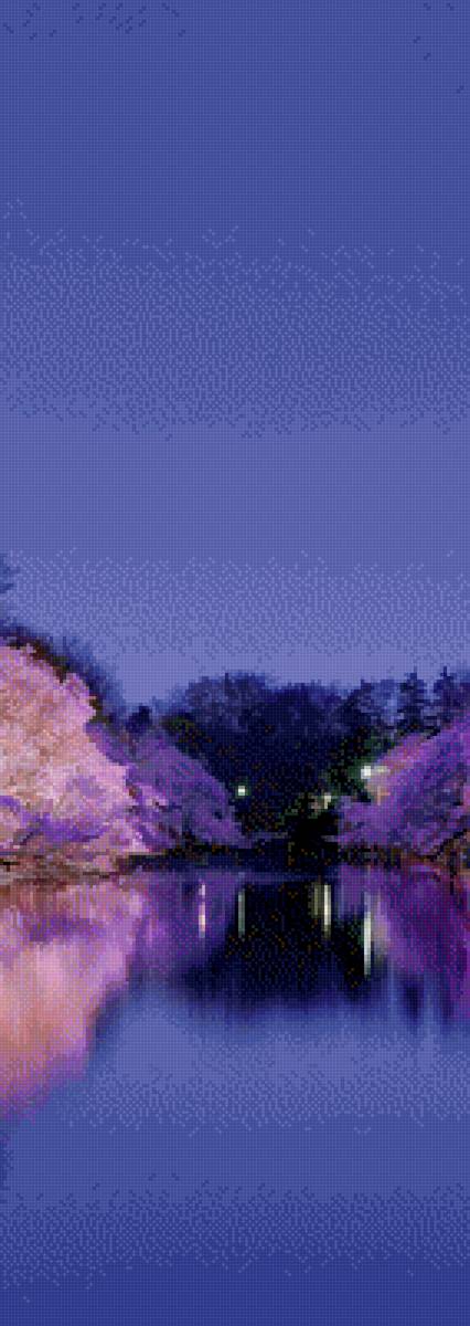 Осака, сакура. Часть 3 - полиптих, сакура - предпросмотр