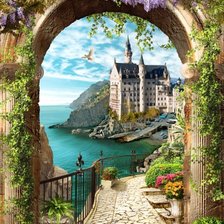 замок у моря