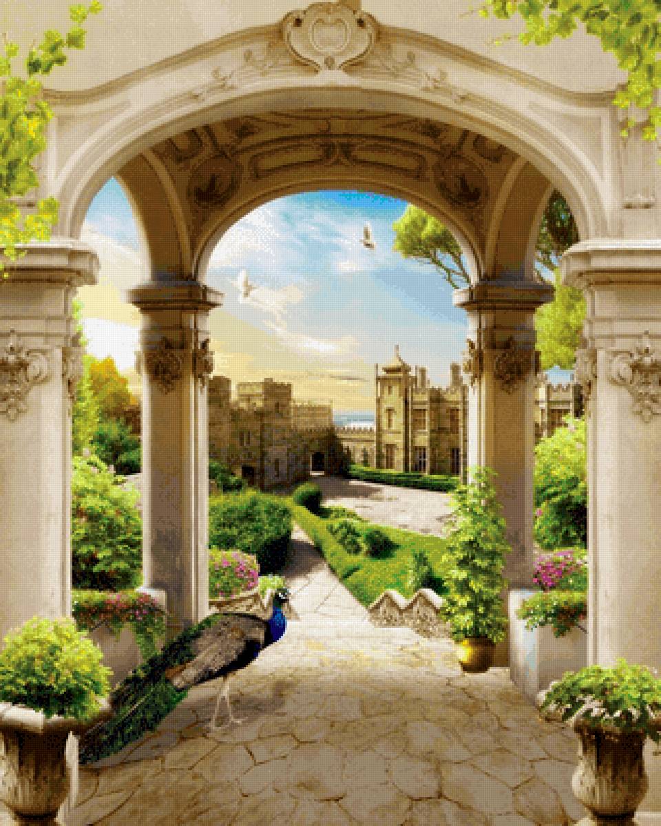 внутренний дворик - дом - предпросмотр