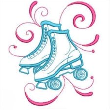 Схема вышивки «Patines»