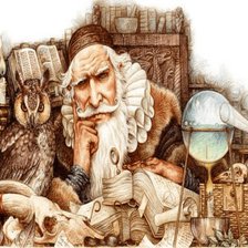 Схема вышивки «мудрец»