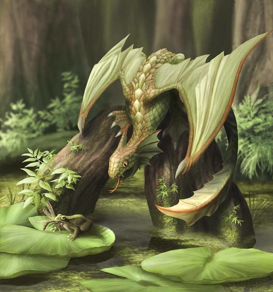 Лесной дракончик - дракон - оригинал