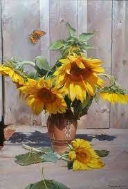 ПОДСОЛНУХИ - подсолнухи - оригинал