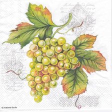 Схема вышивки «Ветка винограда»