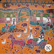 Схема вышивки «Folk art»