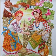 Схема вышивки «Folk art»