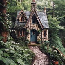 Дом мечты в лесу