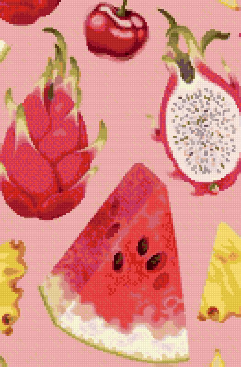 Фрукты - интерьер, фрукты, лето - предпросмотр