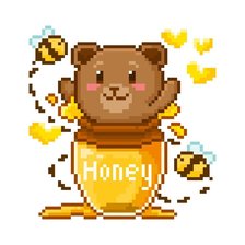 Мишка с мёдом