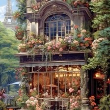 Схема вышивки «PARIS DMC»