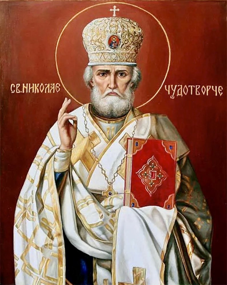 Николай Чудотворец - икона - оригинал