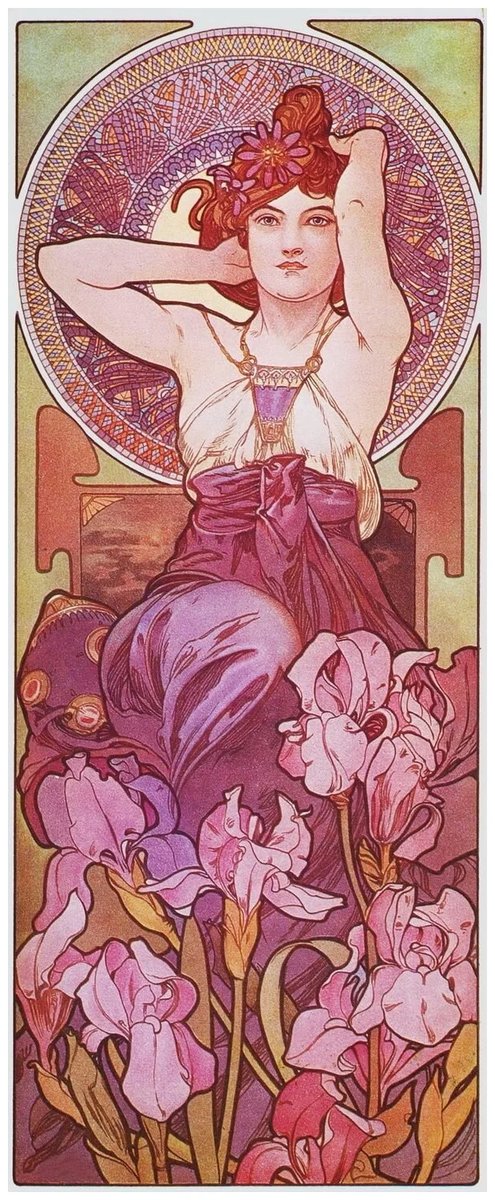 аметист 230 - альфонс муха - оригинал