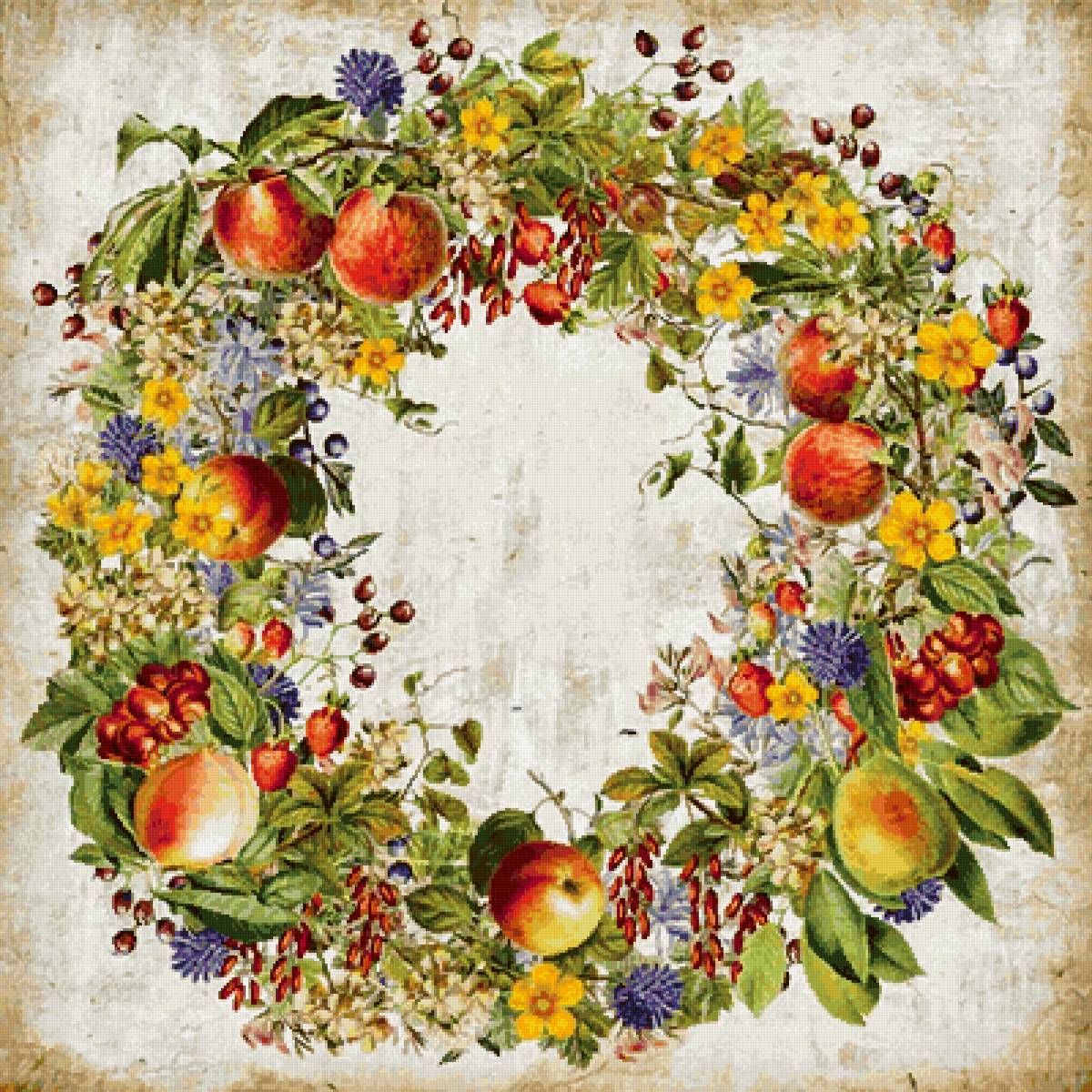 №2707129 - фрукты, венок - предпросмотр