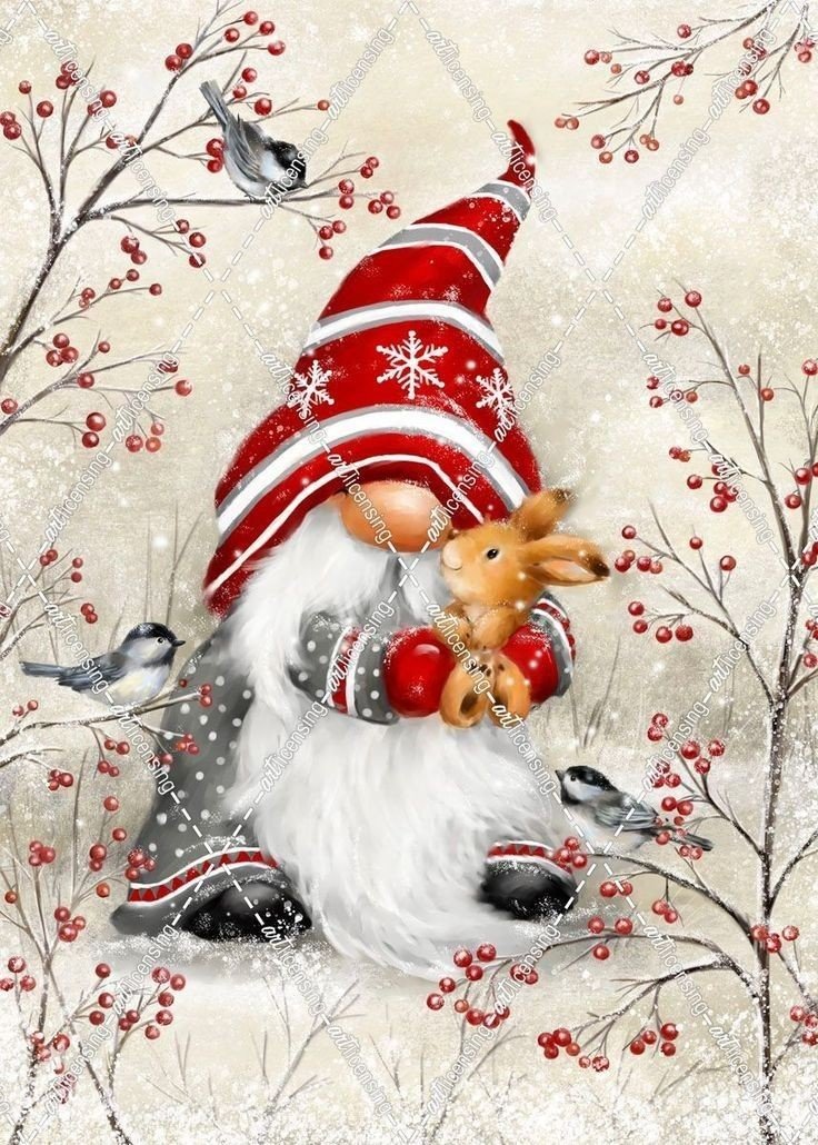 Новогодний гном - оригинал