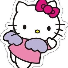 Схема вышивки «Хеллоу Китти»