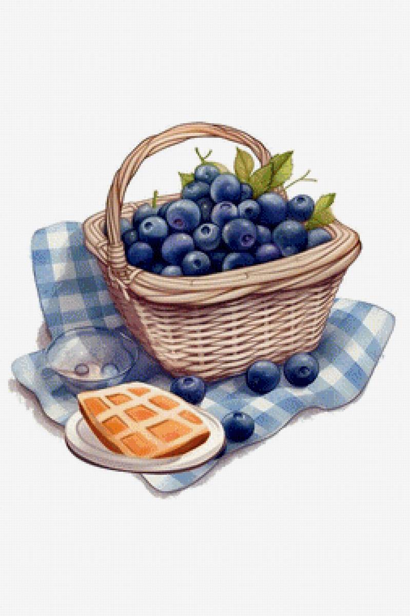 Натюрморт,, черника,, - черника, , натюрморт - предпросмотр