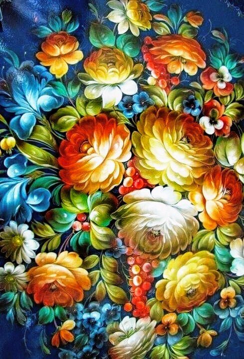 №2709442 - жостово, цветы - оригинал