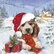 Схема вышивки «К году собаки»