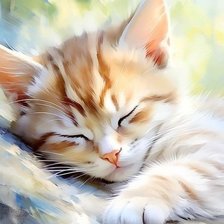 Схема вышивки «котенок»