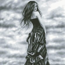 Схема вышивки «Hermosa mujer»