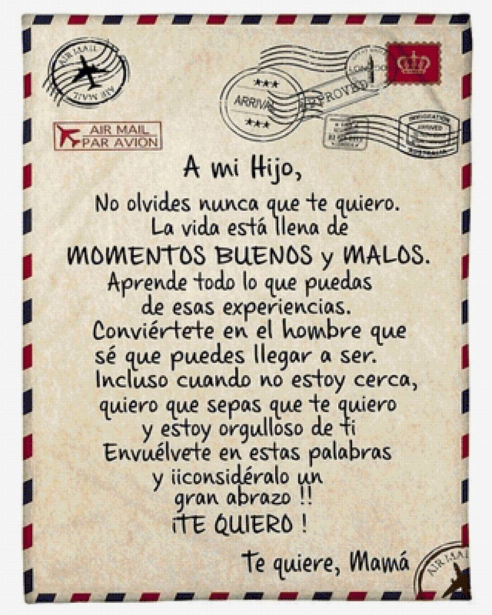 Carta para mi hijo - предпросмотр