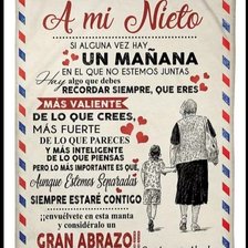 Схема вышивки «Carta a mi nieto»