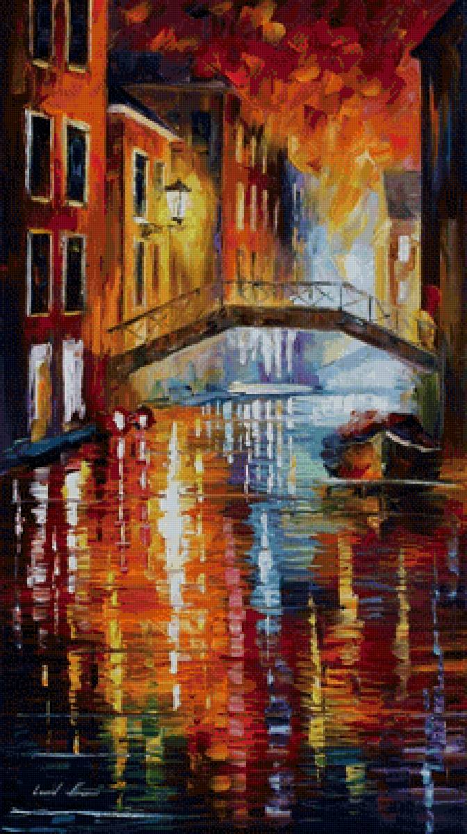 Венеция. Леонид Афремов - русские художники - предпросмотр