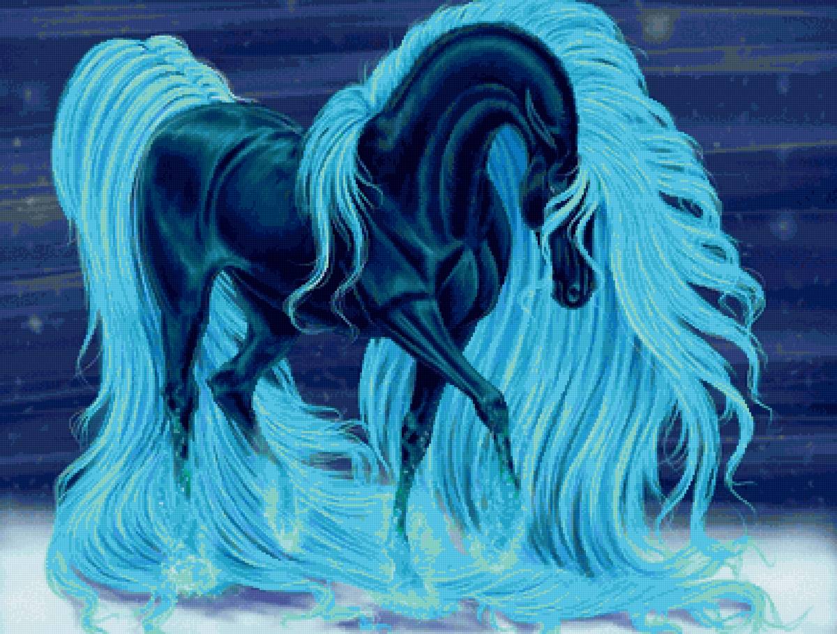 Бирюзовый жеребец - предпросмотр